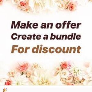 You can make an offer or create a bundle! 💕